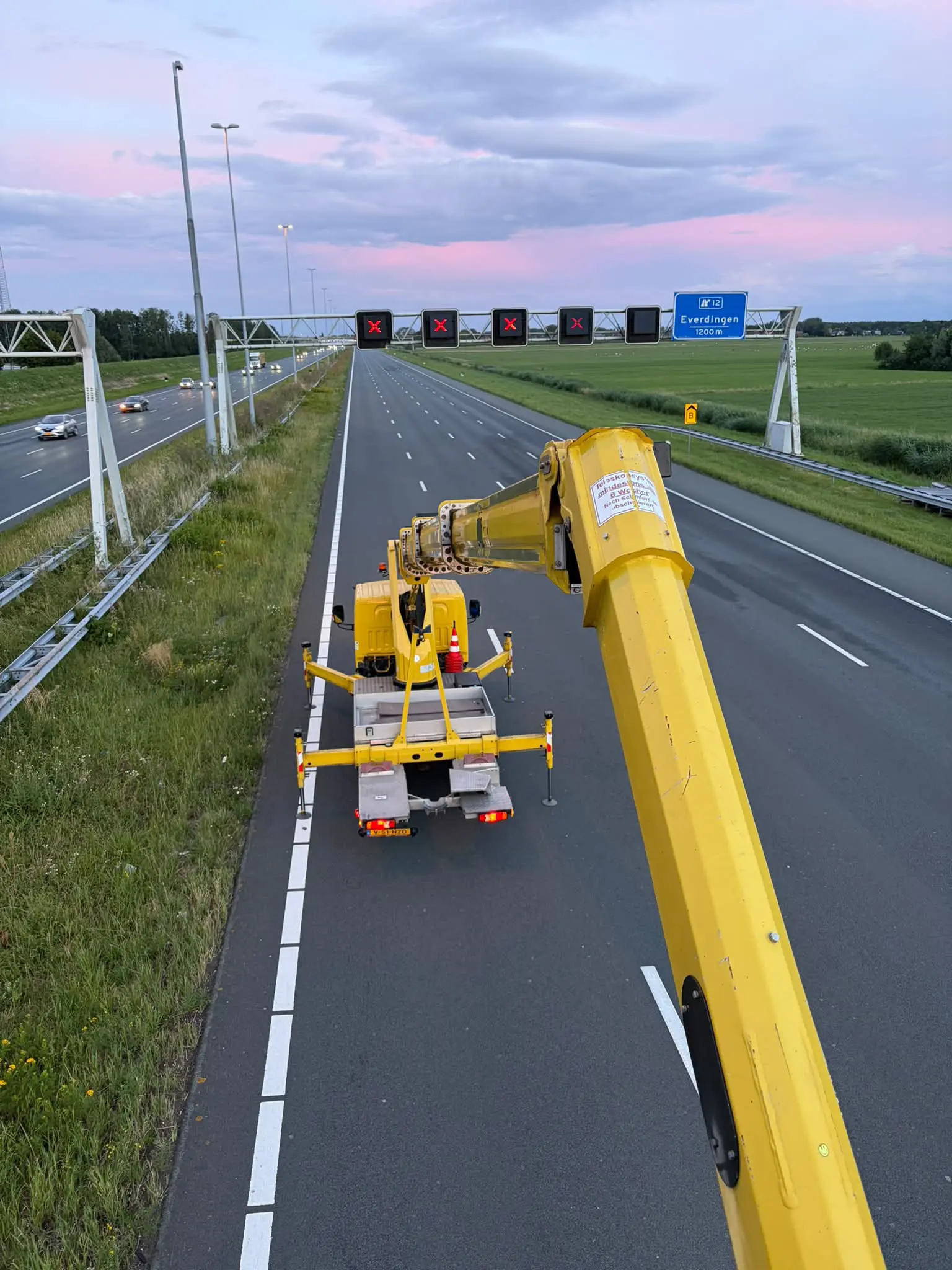 Opname voor vervangen verlichting A2